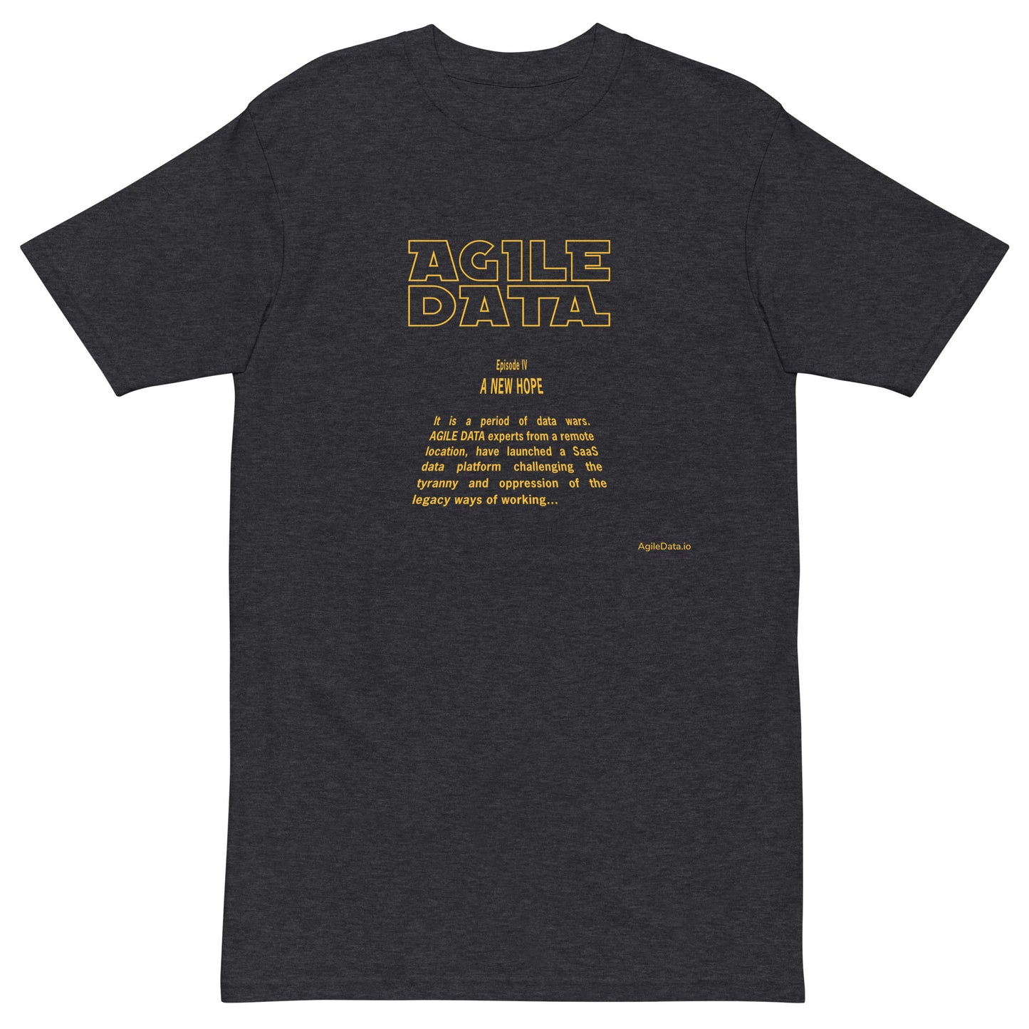 AgileData - A New Hope - Men's heavyweight tee